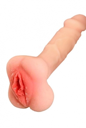 Vajina Girili Dolgulu Realistik Penis Klf Masturbatr 20CM